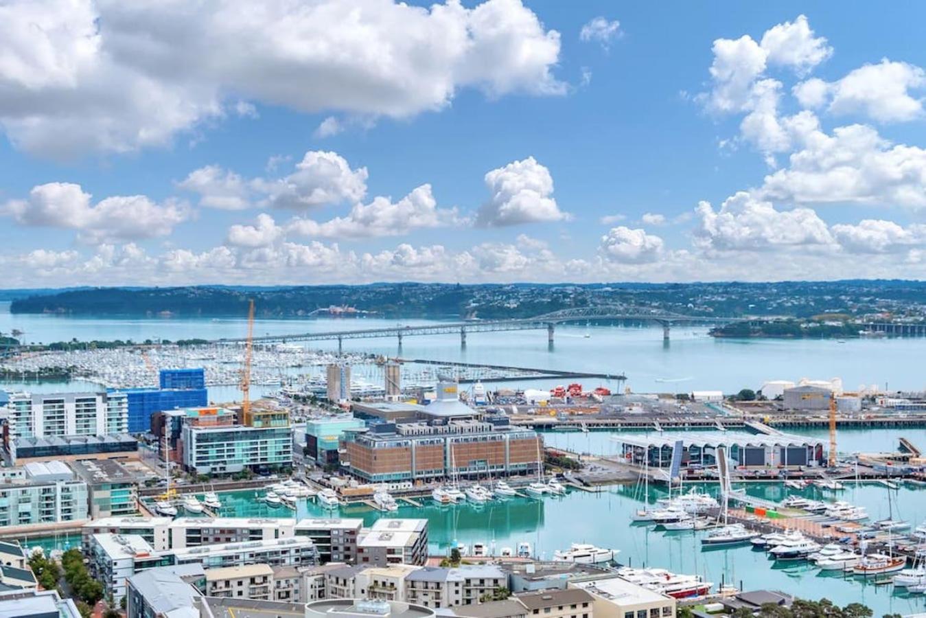Magnificent Skytower, Sea, Habour View In Cbd Leilighet Auckland Eksteriør bilde