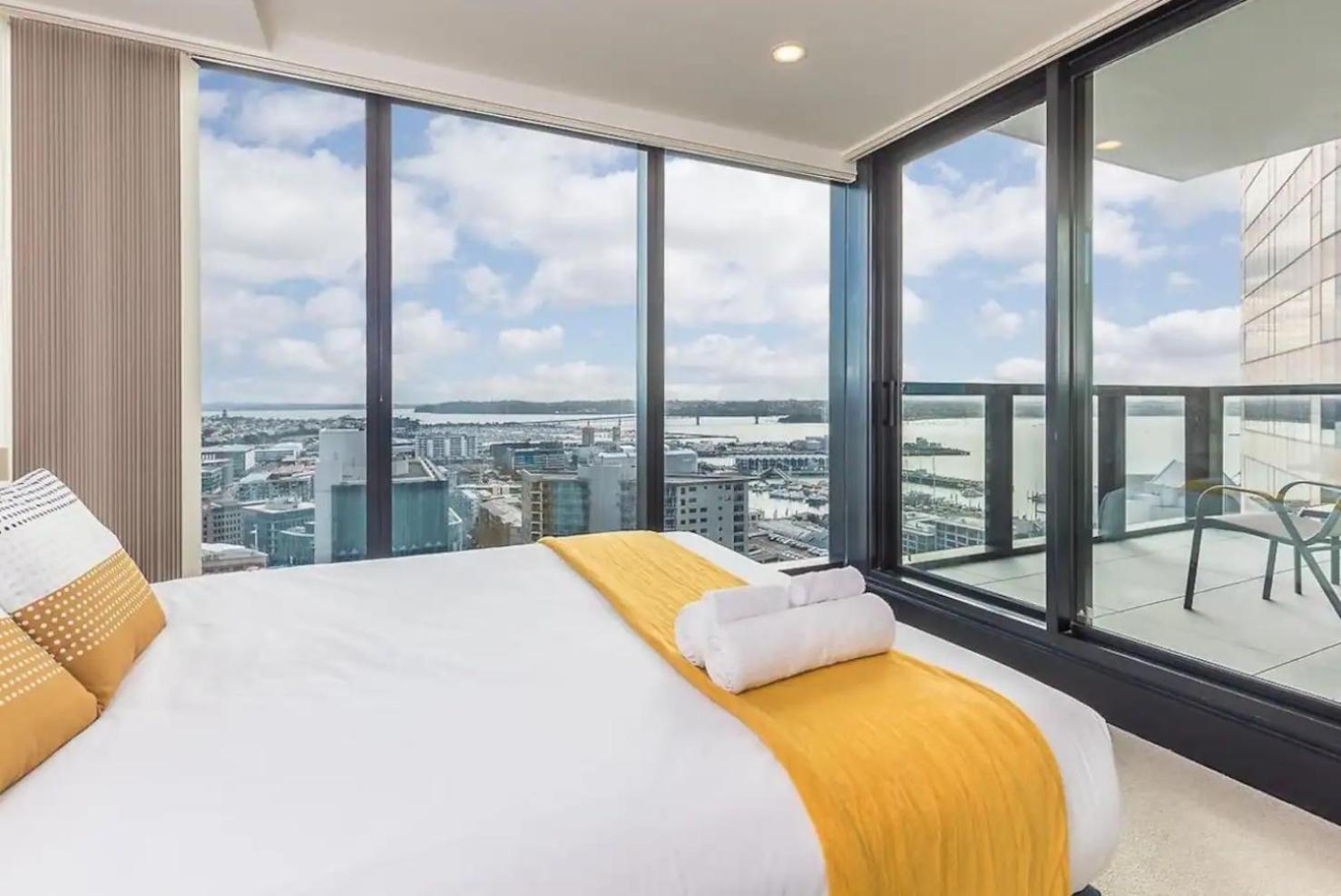 Magnificent Skytower, Sea, Habour View In Cbd Leilighet Auckland Eksteriør bilde