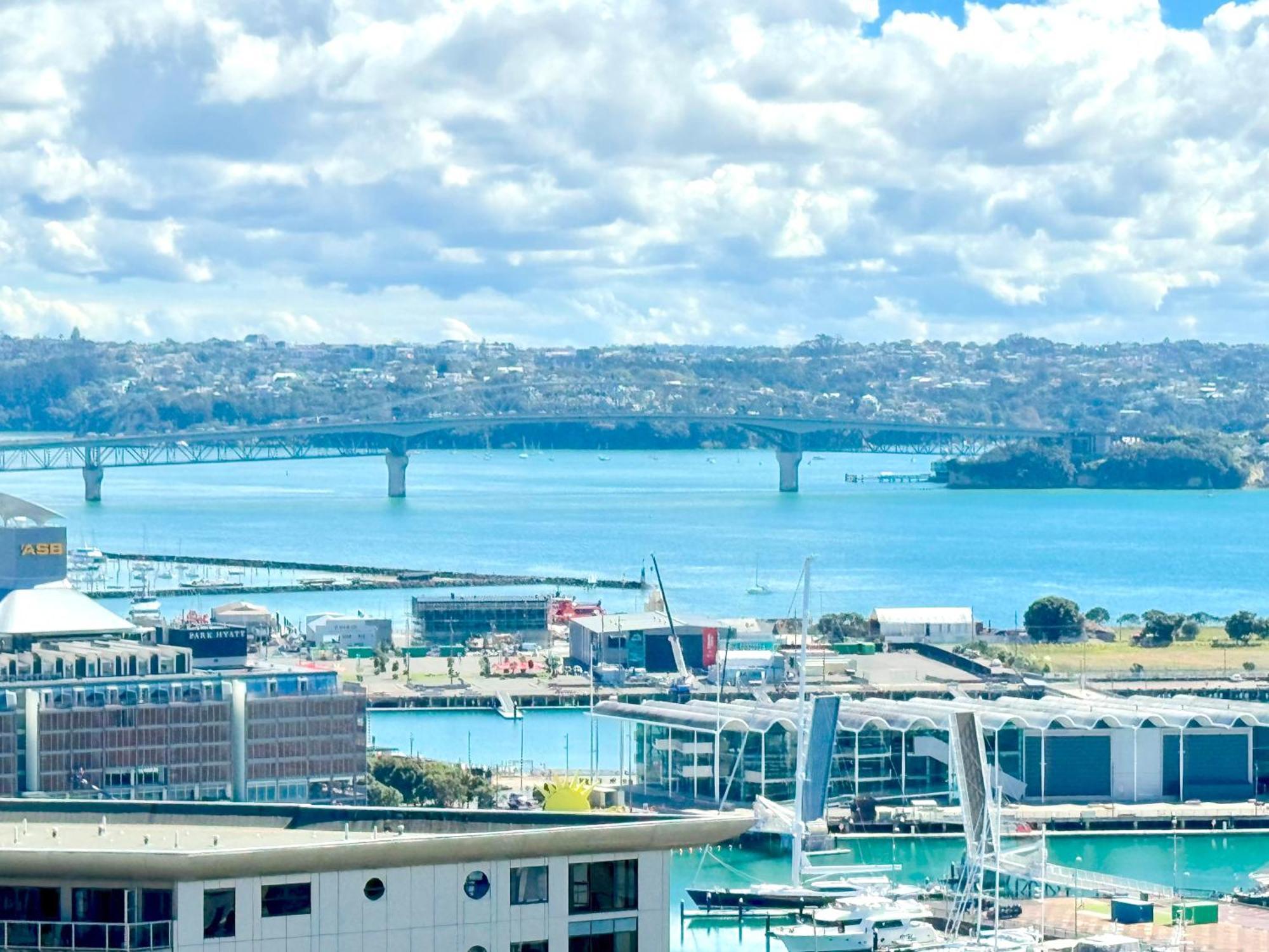 Magnificent Skytower, Sea, Habour View In Cbd Leilighet Auckland Eksteriør bilde