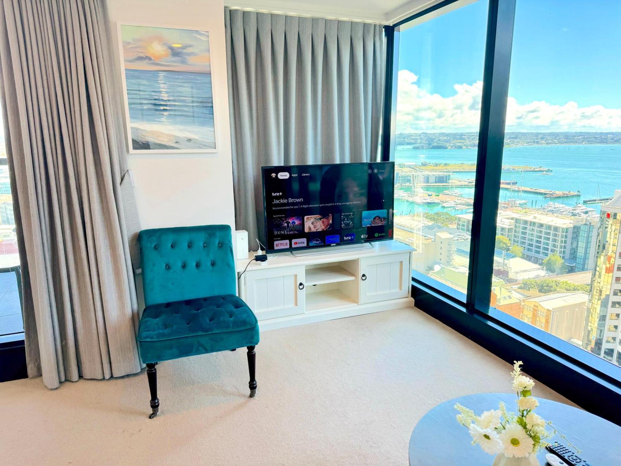 Magnificent Skytower, Sea, Habour View In Cbd Leilighet Auckland Eksteriør bilde