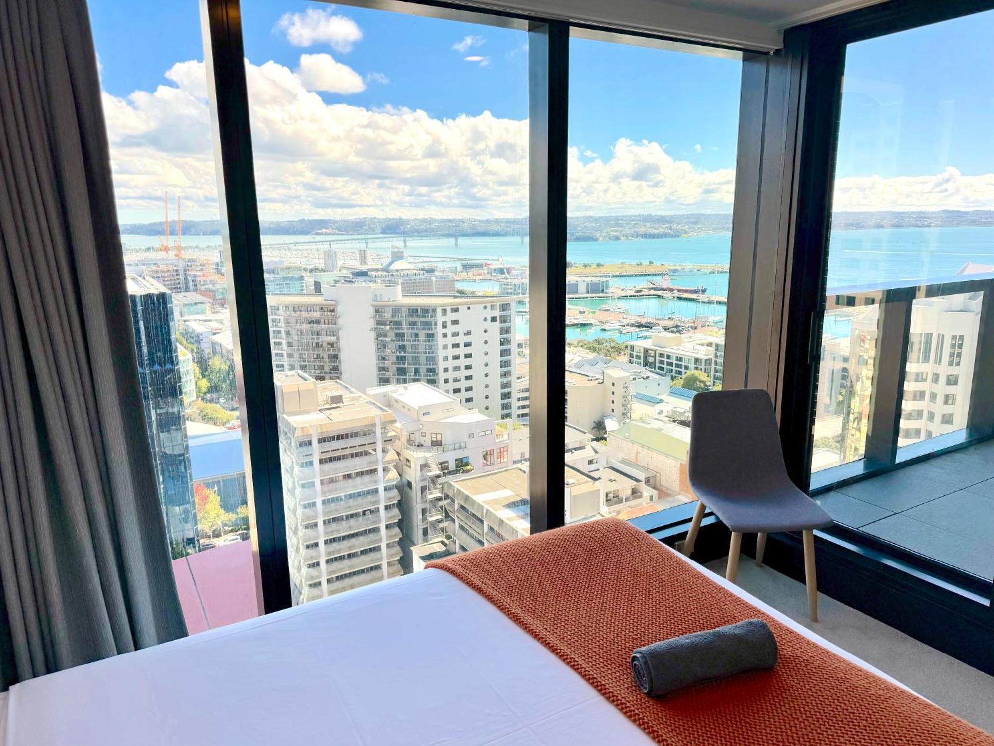 Magnificent Skytower, Sea, Habour View In Cbd Leilighet Auckland Eksteriør bilde