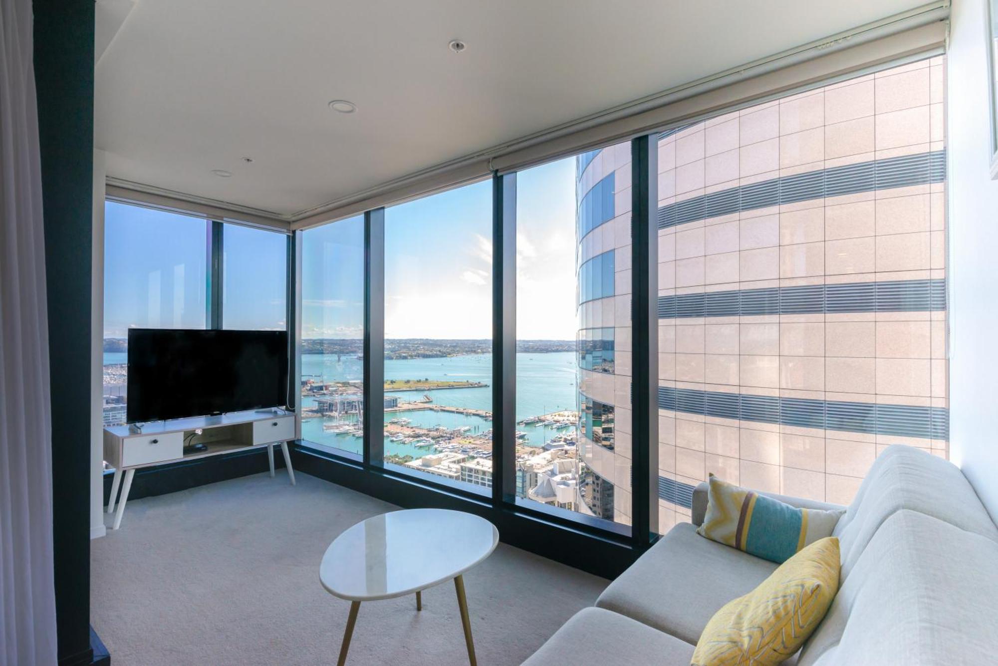 Magnificent Skytower, Sea, Habour View In Cbd Leilighet Auckland Eksteriør bilde